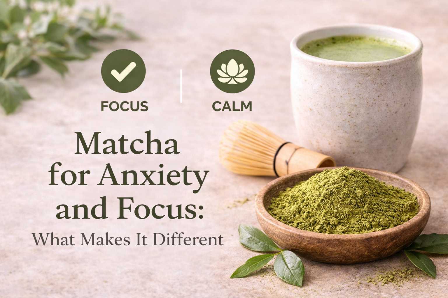 Matcha for Anxiety and Focus: What Makes It Different